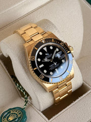Rolex | Submariner | 116618LN | Yellow gold | 40 mm | Yellow gold | Black | Automatic