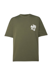 ALL SAINTS ORLANDO SS CREW FLEUR GREEN