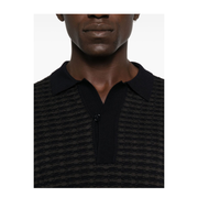 Icon Virgin-Wool Jumper with Polo-Shirt Collar