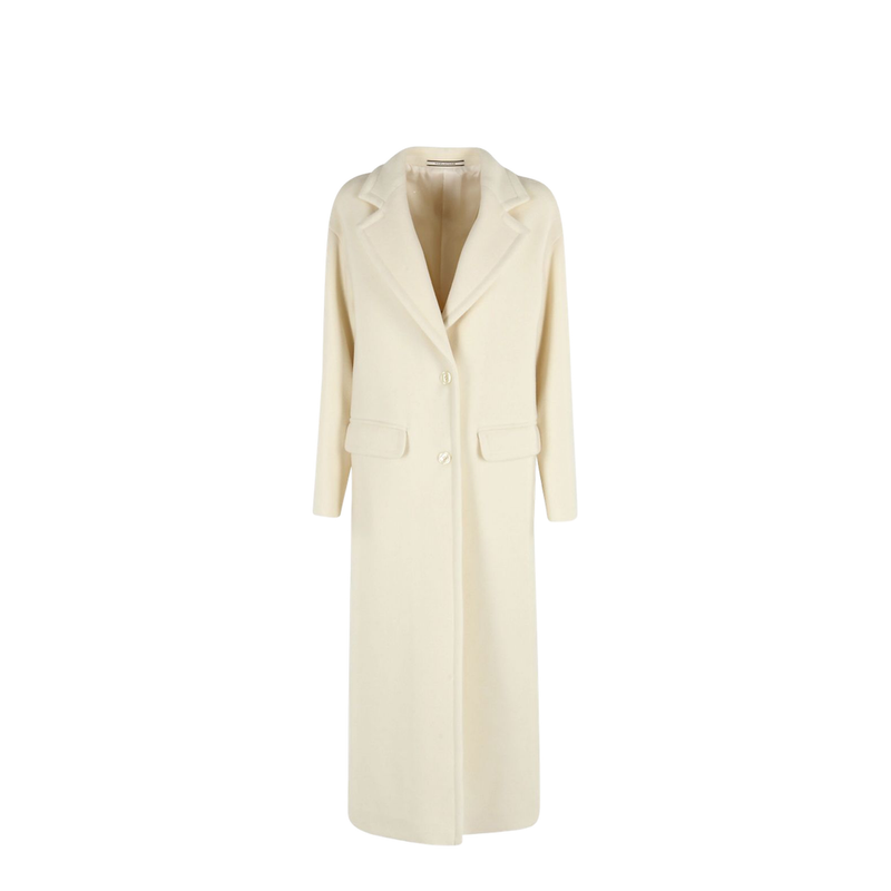 Wool Single-Breasted Coat