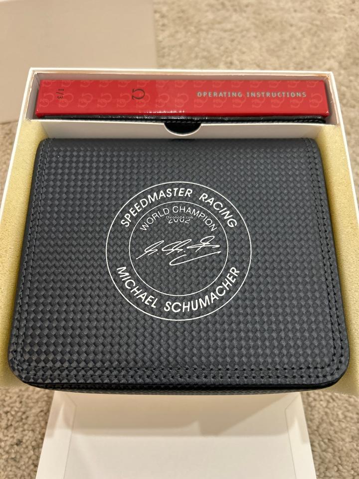 Omega Speedmaster Day Date Schumacher Full Set Unworn (Stickers on)