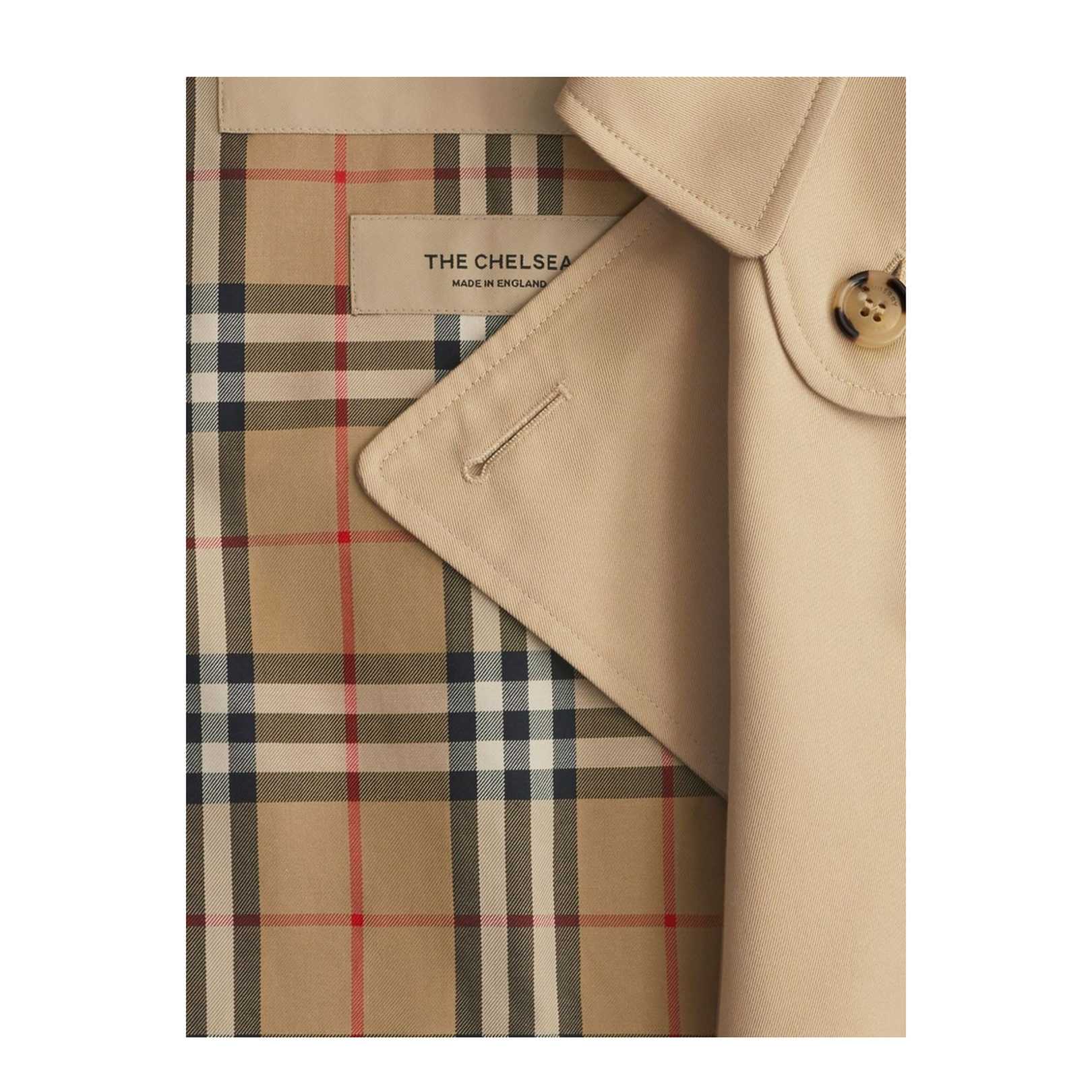 Chelsea Cotton Trench Coat - Beige