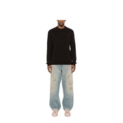 Destroyed Denim Cotton Jeans