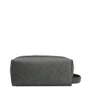 Gancini-Embossed Calf Leather Toiletry Bag