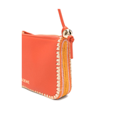 Rio Calfskin Pouch - Deep Saffron