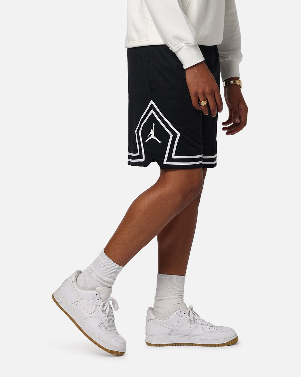 Air Jordan Jordan Dri - FIT Sport Diamond Shorts Black/White/White