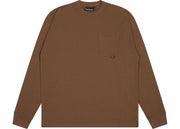 Drew House Basic L/S Pocket T-Shirt Brown