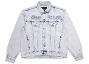 Drew House Oversized Mascot Trucker Jacket Painted Indigo