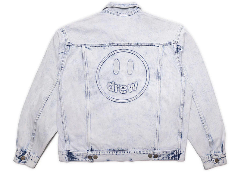 Drew House Oversized Mascot Trucker Jacket Painted Indigo