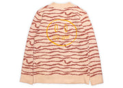 Drew House Sketch Mascot Squiggle Cardigan Ivory/Mauve