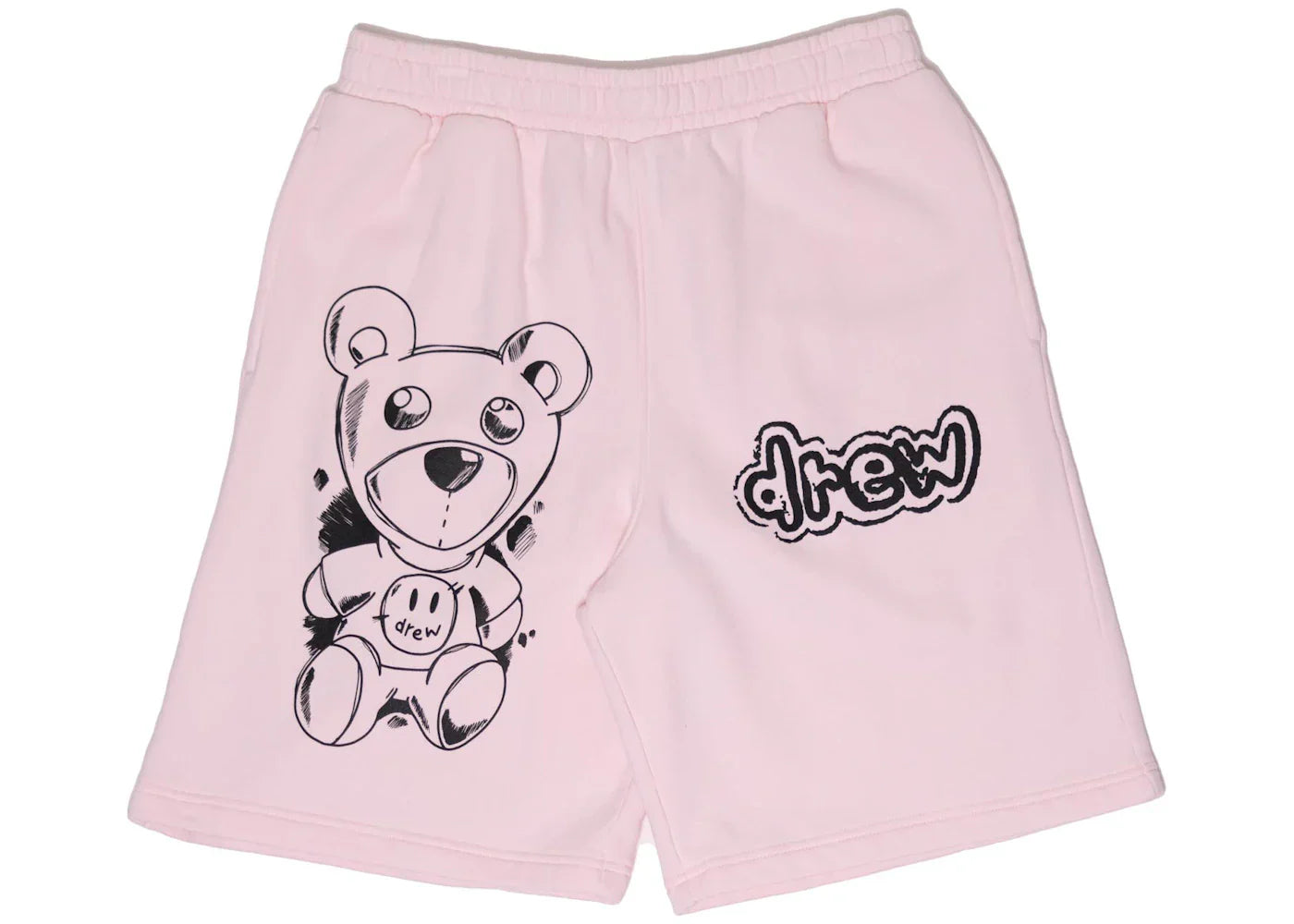 Drew House Theodore Sketch Sweat Shorts Pale Pink