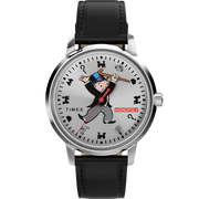 Timex x Monopoly Marlin Leather Strap Silver Tone - 38 mm