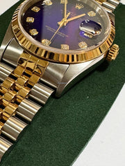 Rolex | Datejust | 16233 | Gold/Steel | 36 mm | Gold/Steel | Blue | Automatic