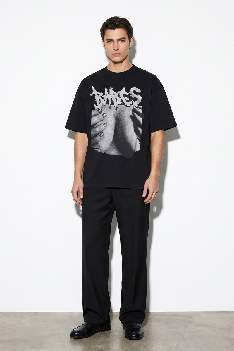 Voyd Love in Pieces Black T-shirt