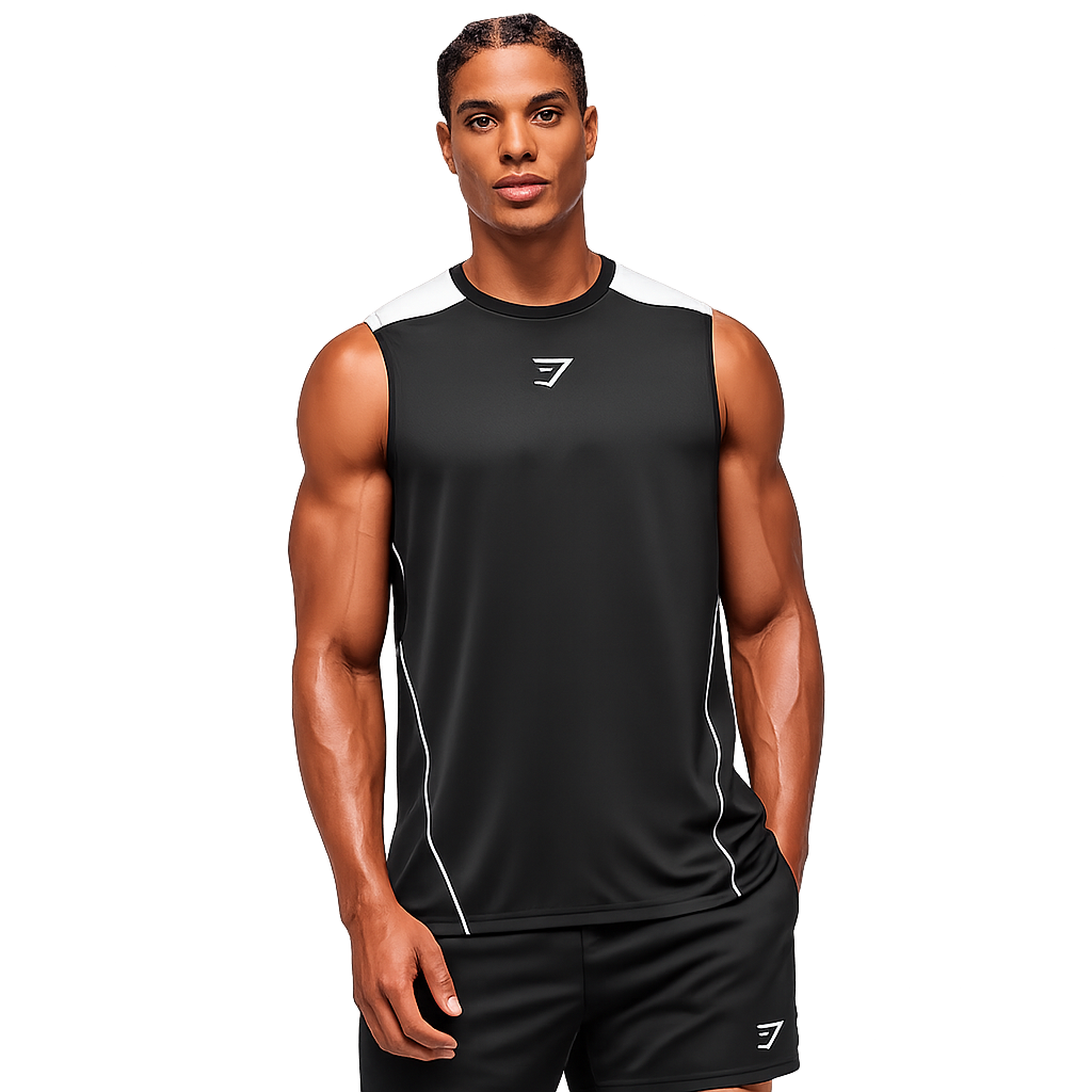 Gymshark Arrival Block Tank Black