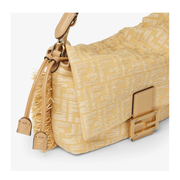 Baguette Medium Canvas Hobo Bags - Pastel Yellow