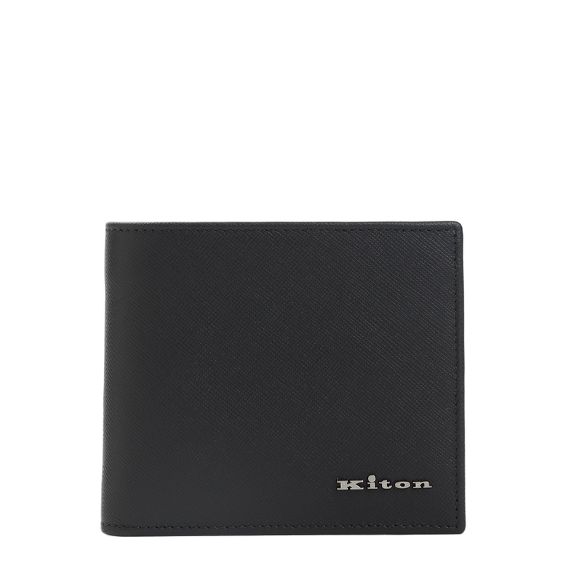 Bifold Leather Wallet - Black