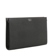 Grained Leather Pouch
