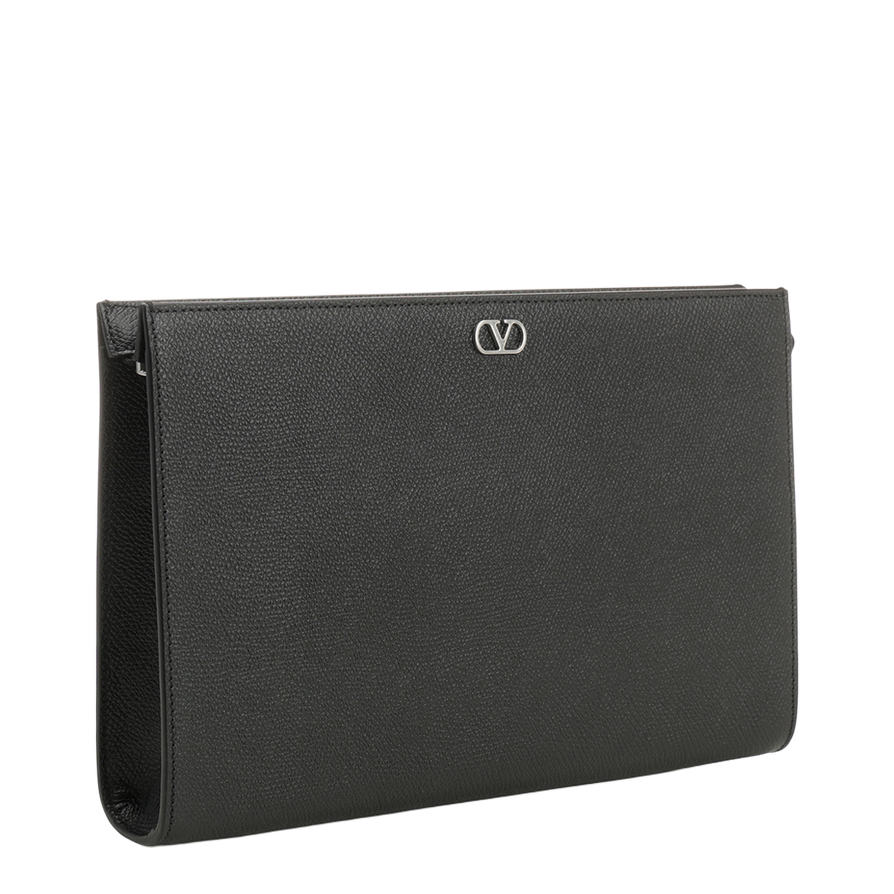 Grained Leather Pouch