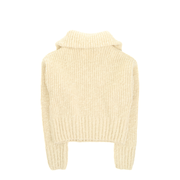 Half-zip Knit Ivory