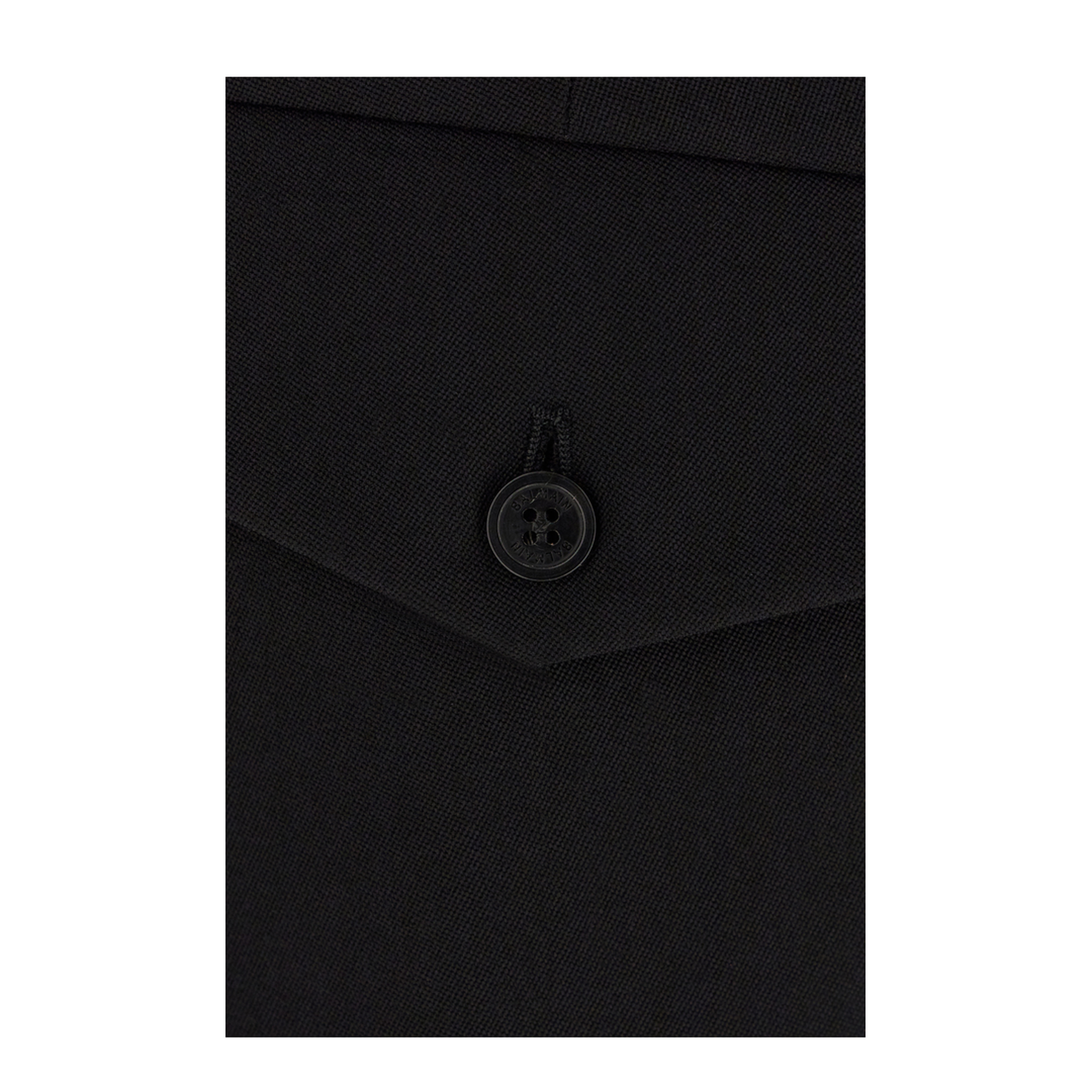 Pleated Gabardine Shorts - Black