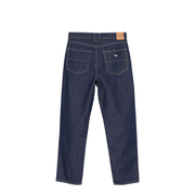Indigo Blue Denim Straight Leg Jeans