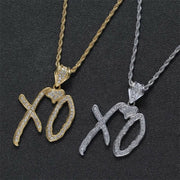 XO ICED OUT PENDANT