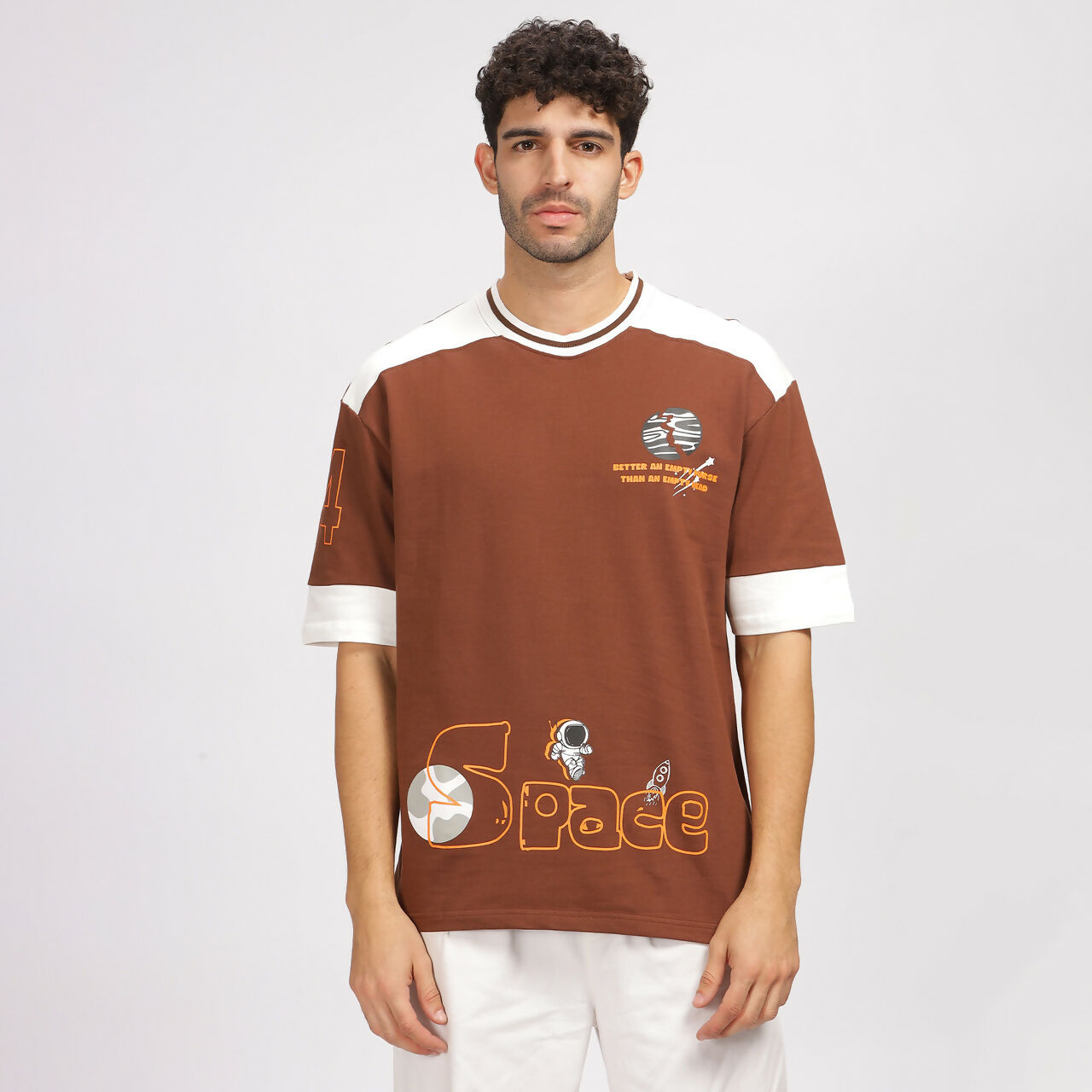 Rich Mocha Cut & Sew T-Shirt