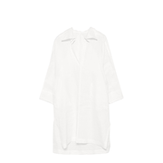 White Shorts Side Slits Top