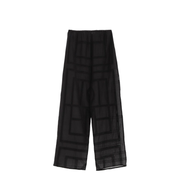 Black Geometric Pattern Elasticated Waistband
