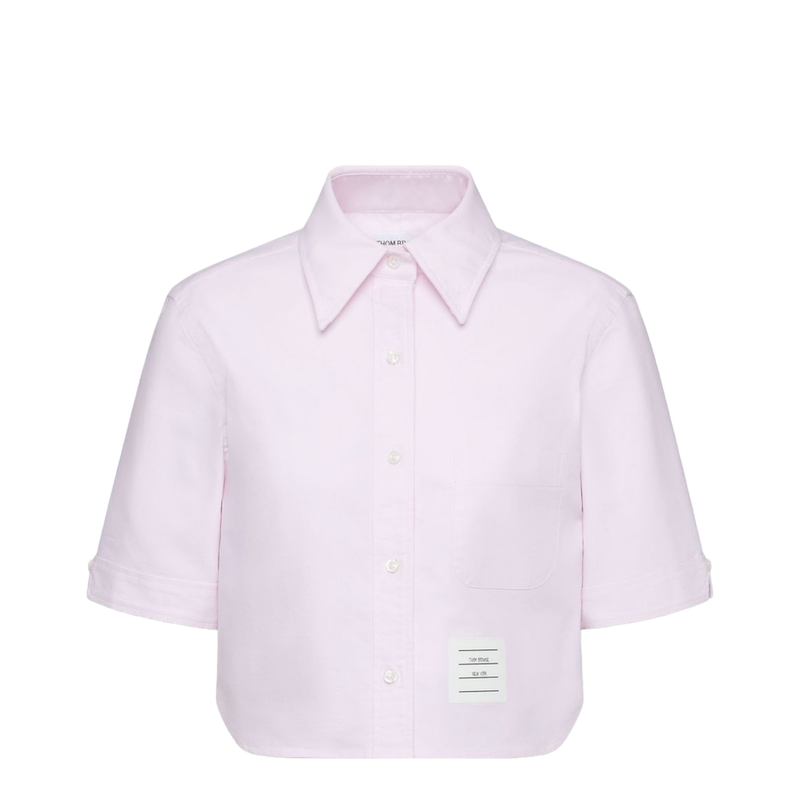 Cotton Cropped Shirt