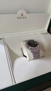 Rolex | Day-Date | 218206 | Platinum | 41 mm | Platinum | Black | Automatic