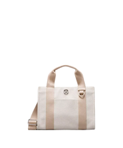 Lululemon Two-Tone Canvas Mini Tote Bag 4.5L Mojave Tan/Light Ivory