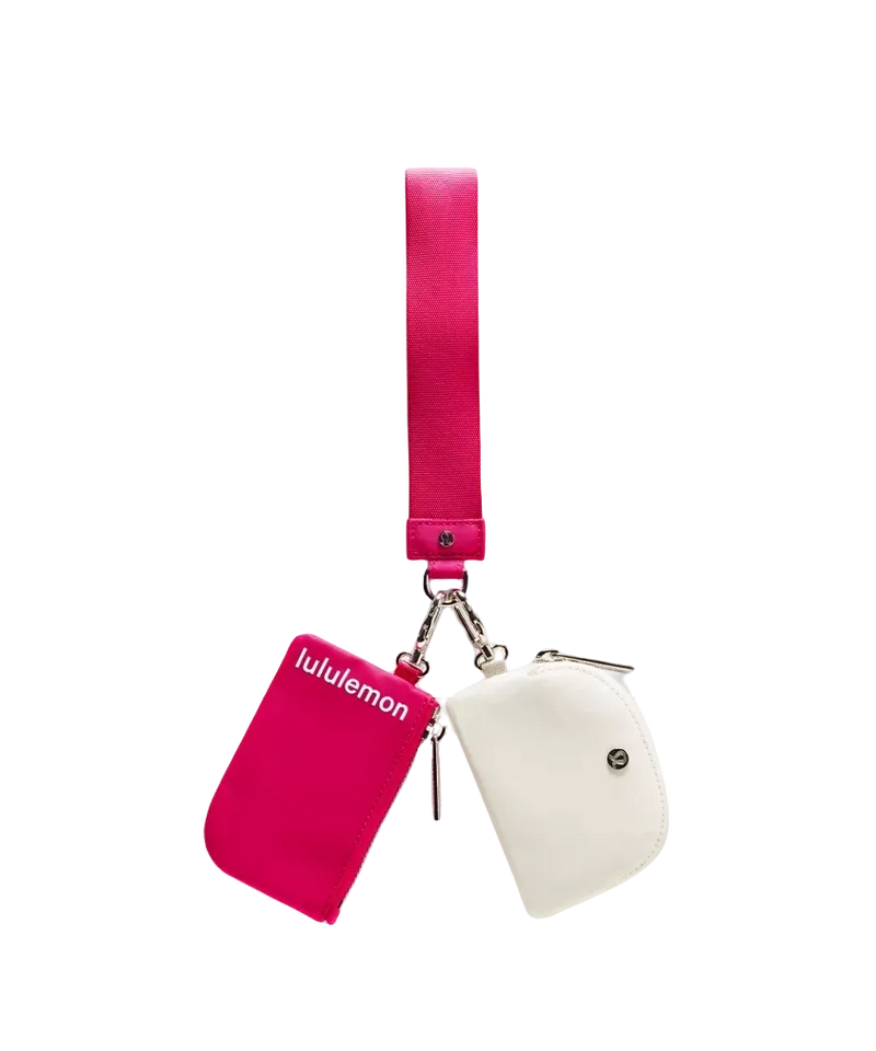 Lululemon Dual Pouch Wristlet Passionate/Bone