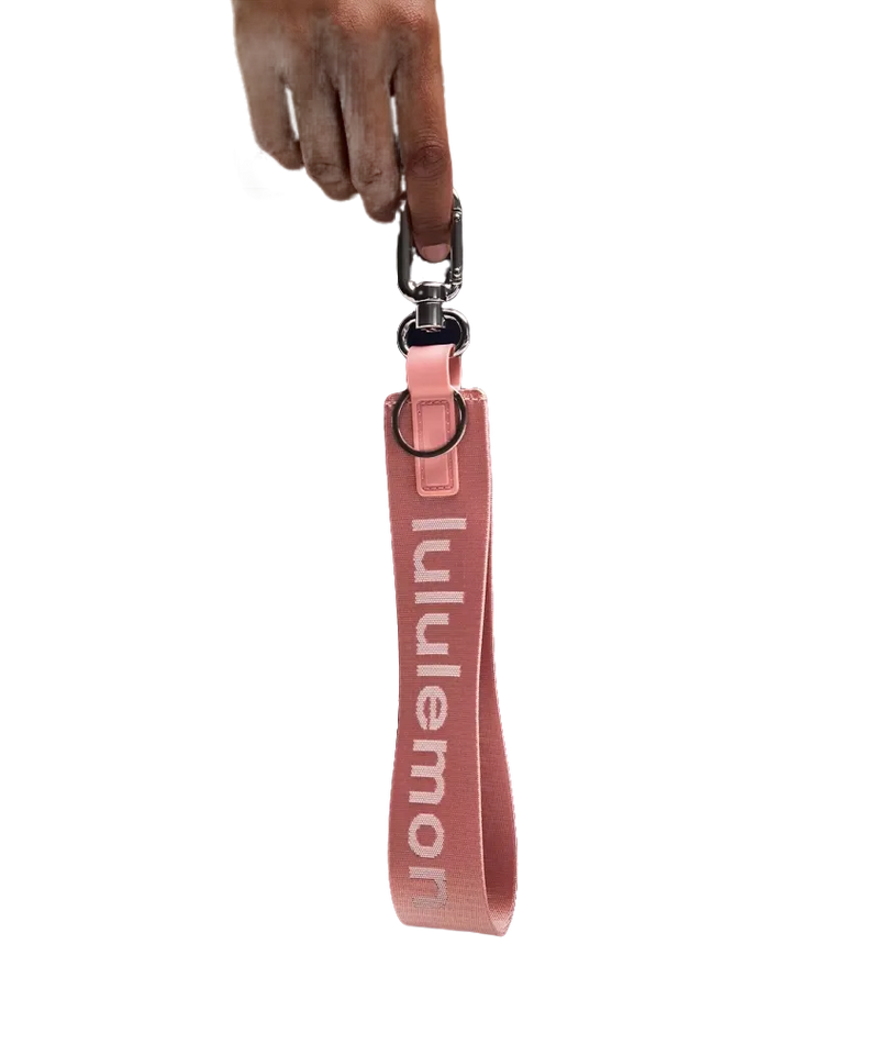 Lululemon Never Lost Keychain Deco Pink/Light Ivory
