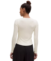 Lululemon Hold Tight Long-Sleeve Henley Light Ivory