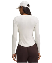 Lululemon Hold Tight Long-Sleeve Henley Bone