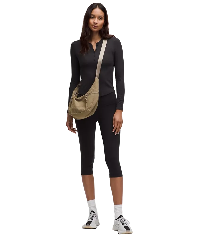 Lululemon Hold Tight Long-Sleeve Henley Black