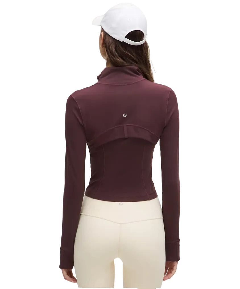 Lululemon Define Cropped Jacket Nulu Goodnight Plum