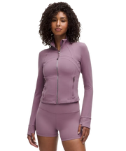 Lululemon Define Cropped Jacket Nulu Lavender Lux/Mirror Silver
