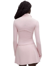 Lululemon Define Cropped Jacket Nulu Pink Haze