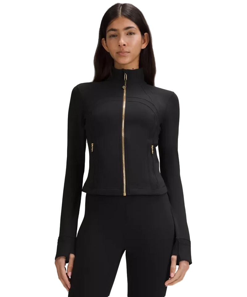 Lululemon Define Cropped Jacket Nulu Black/Gold
