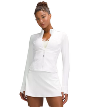 Lululemon Define Cropped Jacket Nulu White