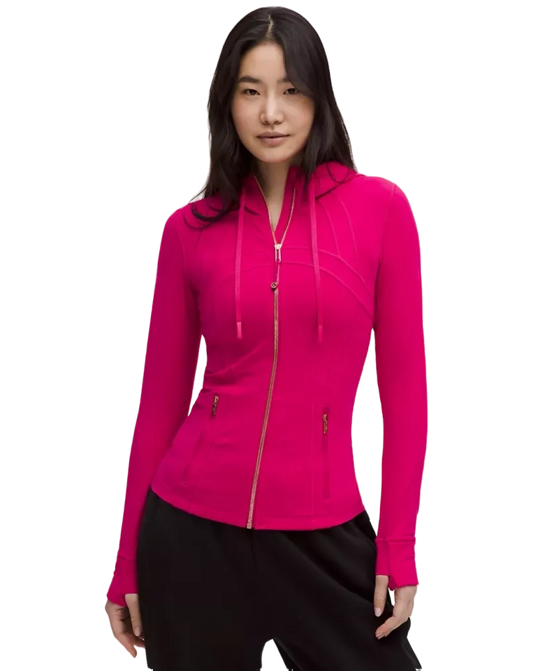 Lululemon Define Hooded Jacket Nulu Passionate/Rose Gold