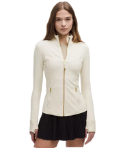 Lululemon Define Jacket Nulu Light Ivory/Gold