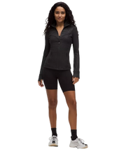 Lululemon Define Jacket Nulu Leopard Daisy Emboss Black
