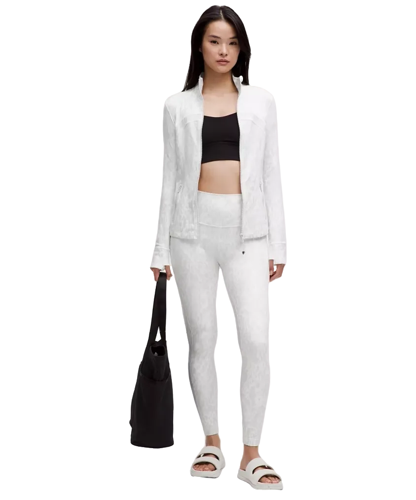 Lululemon Define Jacket Nulu Contour Spot White Multi