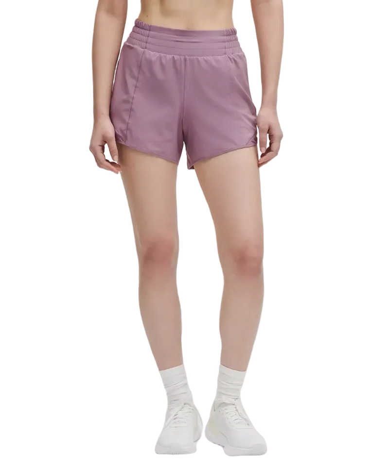 Lululemon Hotty Hot High-Rise Lined Shorts 4" Lavender Lux