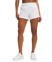 Lululemon Hotty Hot High-Rise Lined Shorts 4" White