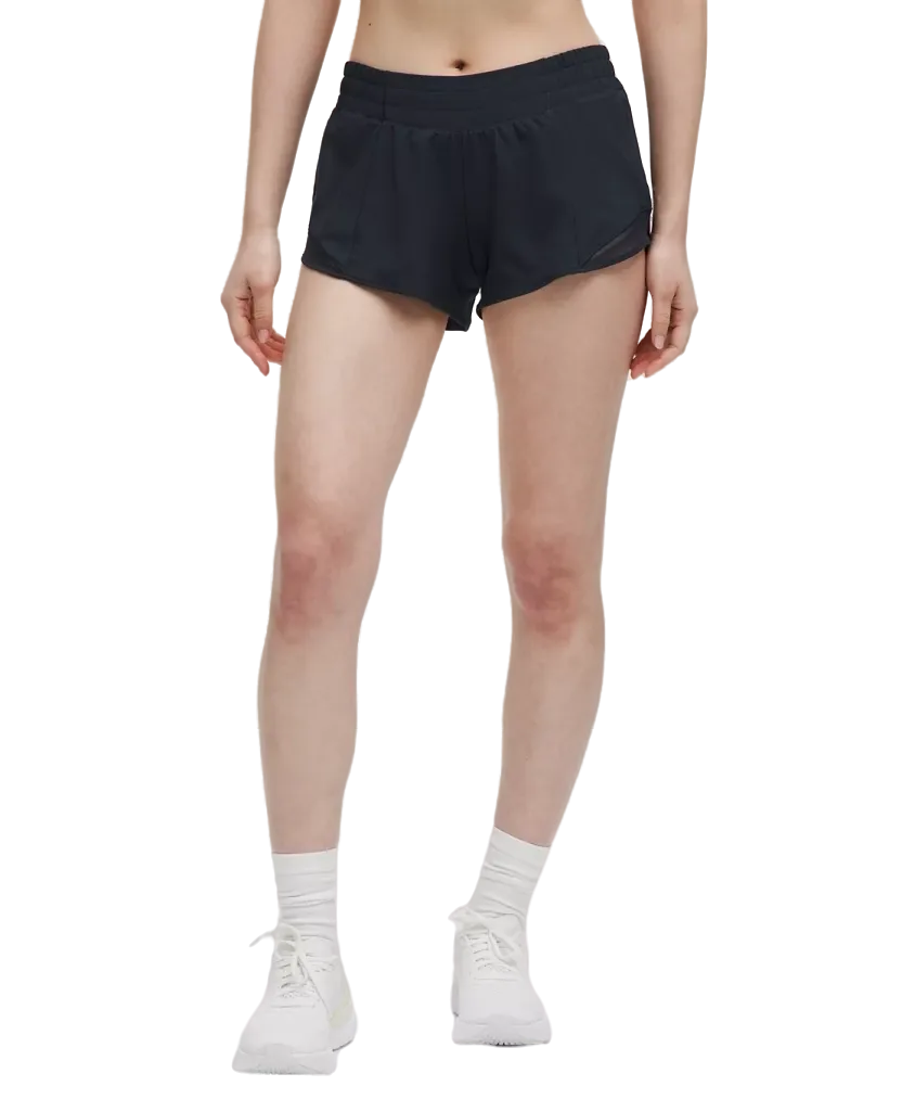 Lululemon Hotty Hot Low-Rise Lined Shorts 2.5" True Navy